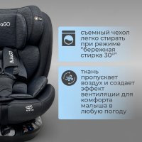  Автокресло BubaGo Aspid  цвет Black