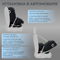  Автокресло BubaGo Aspid  цвет Black
