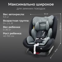  Автокресло BubaGo Noxa цвет Black