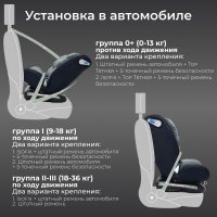  Автокресло BubaGo Noxa цвет Black