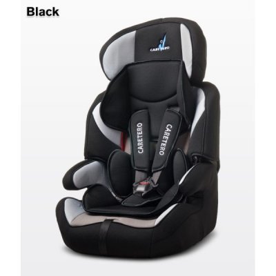 Автокресло Caretero Falcon BLACK (черный)