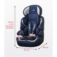 Автокресло Caretero Falcon BLACK (черный)