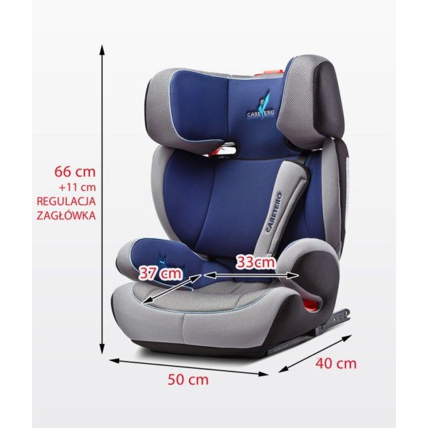 Caretero HUGGI IsoFix NAVY