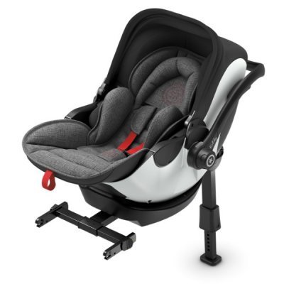 Автокресло Kiddy Evoluna i-Size 2 Grey Melange hot red