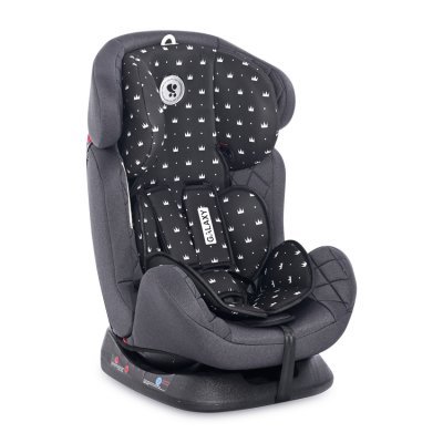 Автокресло Lorelli Galaxy Black Crowns 2021