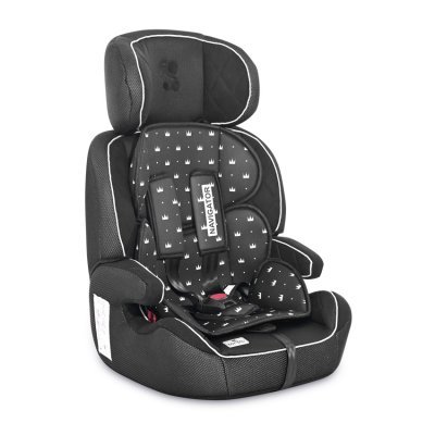 Автокресло Lorelli Navigator Black Crowns 2021