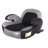 Martin noir Right Fix Silk Gray (бустер со спинкой, с Isofix)