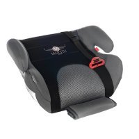 Бустер Martin Noir YOGA Dark grey с накладкой на ремень безопасности