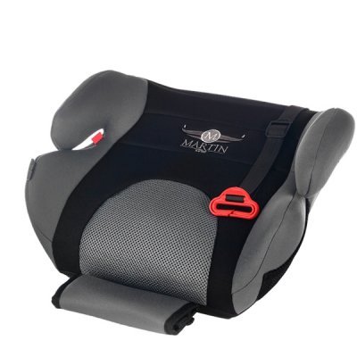 Бустер Martin Noir YOGA Dark grey с накладкой на ремень безопасности