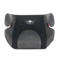 Бустер Martin Noir YOGA Dark grey с накладкой на ремень безопасности