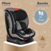 Детское автокресло PITUSO Ruente Grey/Black