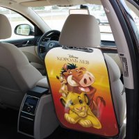 Детская защитная накидка на спинку сиденья в автомобиль Disney Король лев саванна