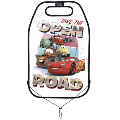 Детская защитная накидка на спинку сиденья в автомобиль Disney Тачки герои