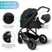 Коляска модульная BubaGO Dias 3в1 черная