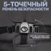 Детская прогулочная коляска для двойни Bubago  Duo X темно-серая