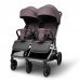 Детская прогулочная коляска для двойни Bubago  Duo X лунный бежевый