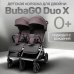 Детская прогулочная коляска для двойни Bubago  Duo X лунный бежевый