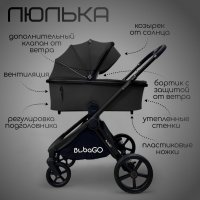 Коляска модульная BubaGO Gaudi 3в1 черная