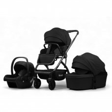 Коляска модульная BubaGO Lotta Limited 3в1 черная