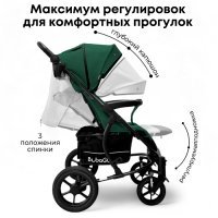 Детская прогулочная коляска BUBAGO MODEL ONE зеленая