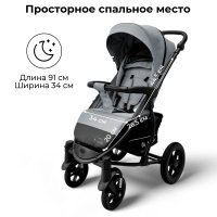 Детская прогулочная коляска BUBAGO MODEL ONE Grey/Серый