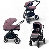Коляска модульная BubaGO Niveta 3в1 лиловая Коляска модульная BubaGO Niveta 3в1 лиловая