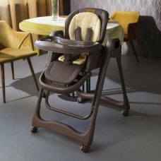 Стульчик для кормления NAVELINA Misto 4 в 1 с электрокачелями (Mokka)