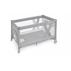 Кровать-манеж детский Baby Design Simple 07 light gray