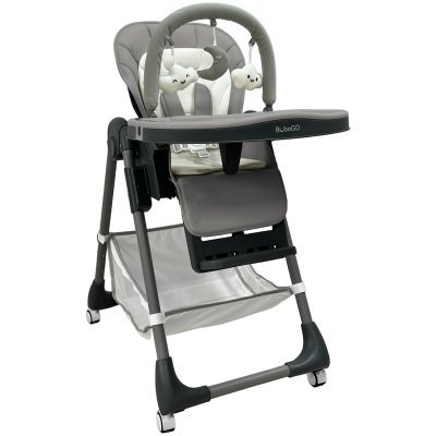 Стульчик для кормления BUBAGO Amelia Светло-Серый