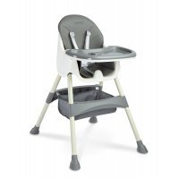 Стульчик для кормления Caretero BILL 2W1 GREY
