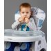 Стульчик для кормления Caretero Homee Grey