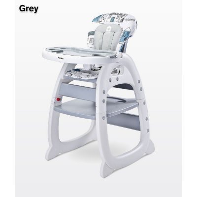 Стульчик для кормления Caretero Homee Grey