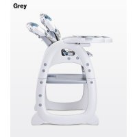Стульчик для кормления Caretero Homee Grey