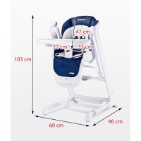 Стульчик-качели Caretero Indigo Beige
