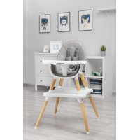 Стульчик для кормления Caretero TUVA GREY