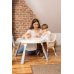 Стульчик для кормления 3в1 Caretero VELMO BLUE