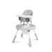Стульчик для кормления 3в1 Caretero VELMO GREY