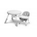 Стульчик для кормления 3в1 Caretero VELMO GREY