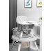 Стульчик для кормления 3в1 Caretero VELMO GREY