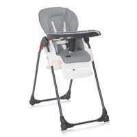 Стульчик для кормления Dulce Silver Blue Leather