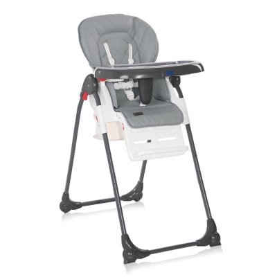 Стульчик для кормления Lorelli Dulce Silver Blue Leather