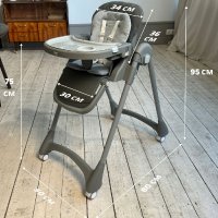 Стульчик для кормления Martin Noir Dory Dark Miller