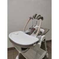 Стульчик для кормления Martin Noir TODY LUX PLUS (дуга Snake с игрушками) Slate Gray