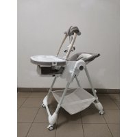Стульчик для кормления Martin Noir TODY LUX PLUS (дуга Snake с игрушками) Slate Gray