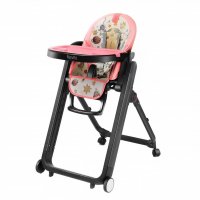 Стульчик для кормления Nuovita Futuro Senso Nero Cosmo rosa/Розовый космос