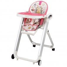 Стульчик для кормления Nuovita Futuro Bianco Cosmo rosa/Розовый космос