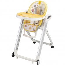 Стульчик для кормления Nuovita Futuro Bianco Cosmo giallo/Желтый космос