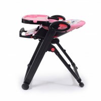 Стульчик для кормления Nuovita Futuro Nero Cosmo rosa/Розовый космос
