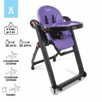 Стульчик для кормления Nuovita Futuro Nero Viola/сиреневый