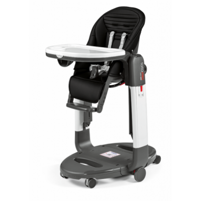 Стульчик детский для кормления Peg-Perego Tatamia FOLLOW ME Stripes Black